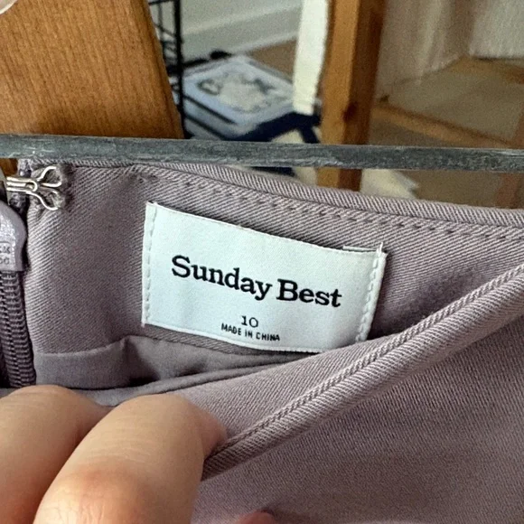 Aritzia Sunday Best Lilac Mini Skirt - Picture 2 of 5